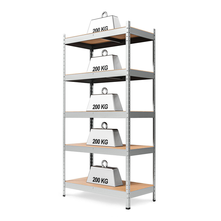 Regał magazynowy Solid II 220x90x45 5P 1000 kg