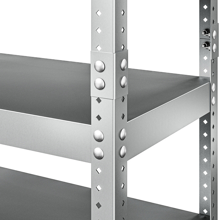 Regał metalowy Hard Metal 200x100x50 5P 1125 kg